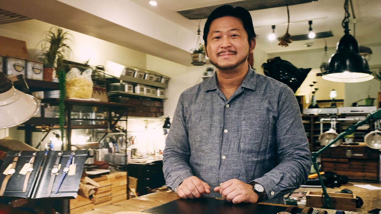 接客場面の写真